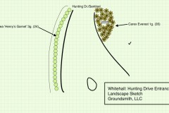 Whitehall-Hunting-Trail-Entrance-Landscape-Sketch